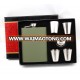 US Army Green Painting Jagermeister Whisky Stainless Steel Hip Flask Gift Set