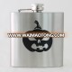 Stainless steel pocket liquor hip flask for Halloween gift