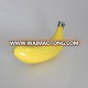 High grade mini stainless steel banana shape hip flask