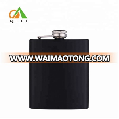 Beautiful 7oz paint color hip flask stainless steel wine pot for gift