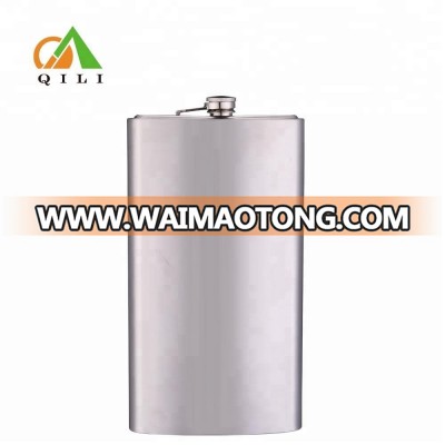 FDA 64oz stainless steel giant alcohol hip flask