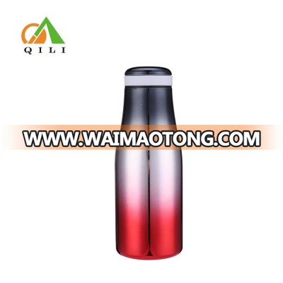 350ml stainless steel healthy vacuum  electroplate copper thermos water bottle  for children