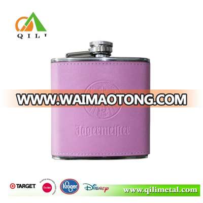 200ml stainless steel pink hip flask best gift for women