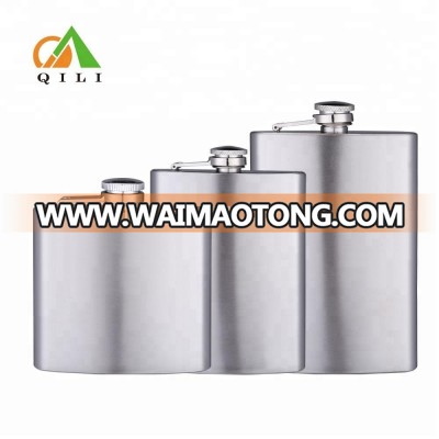 Wholesale 4oz/6oz/8oz Custom Logo 304 Stainless Steel Hip Flask With Funnel