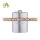 2018 Wholesale Promotion big Hip Liquor Whiskey Alcohol Flask Cap Funnel Cool Embossed Metal Stainless Steel