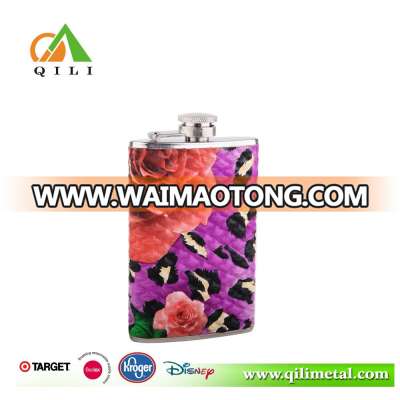 Hot sale 5oz LFGB/FDA wholesale disposable liquor hip flasks for wending gifts